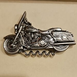 HARLEY DAVIDSON CORKSCREW BOTTLE, OPENER. 3 3/4" LONG